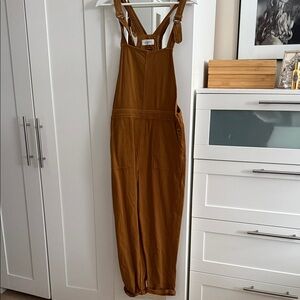 Carly Jean Los Angeles Brown Overalls